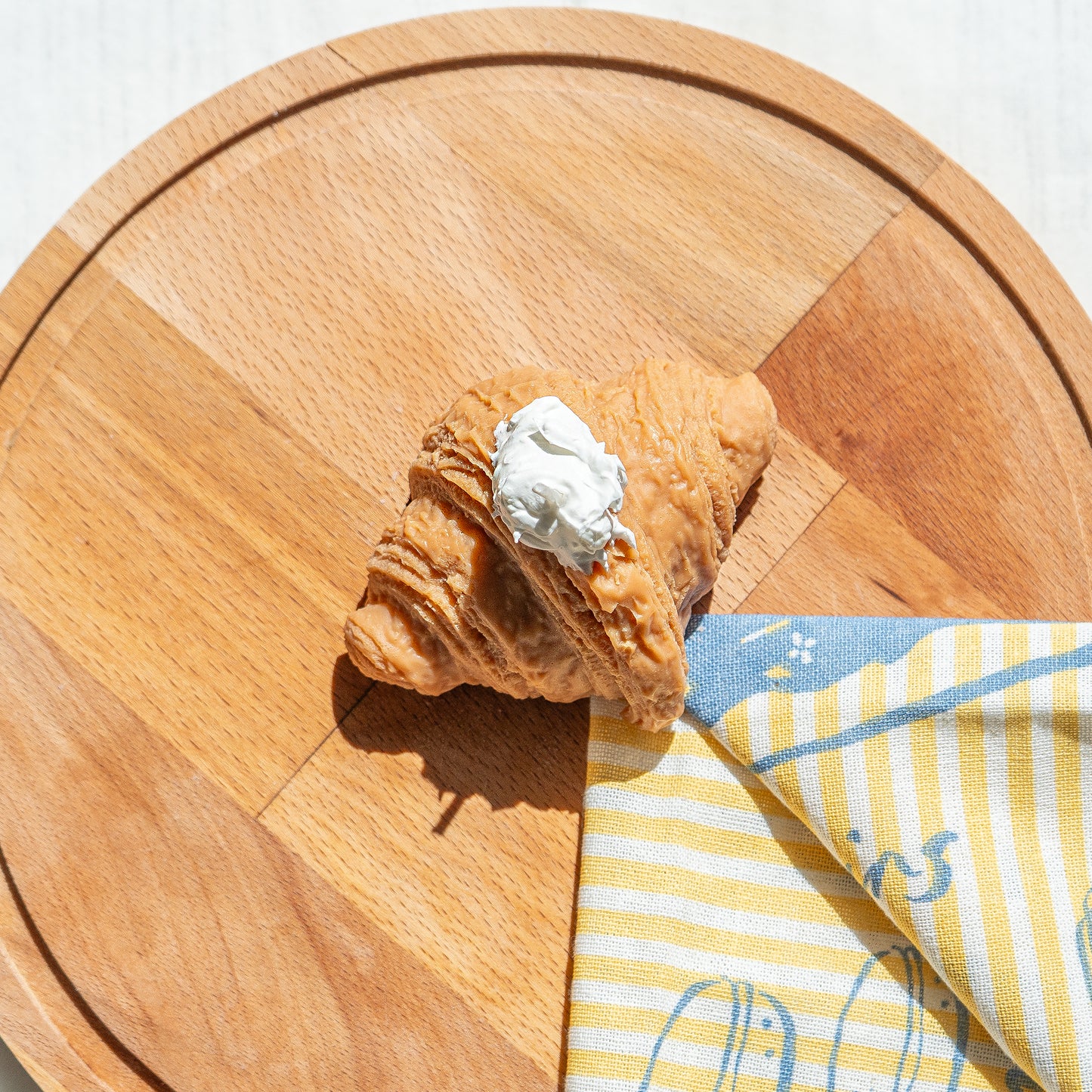 Croissant de vainilla y crema